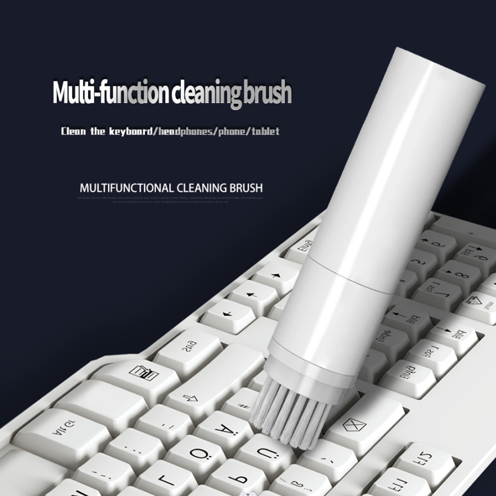 Multifunctional headset keyboard cleaning kit Key puller Mobile screen cleaner Integrated anti loss cleaning suitMultifunctional headset keyboard cleaning kit [yococo]